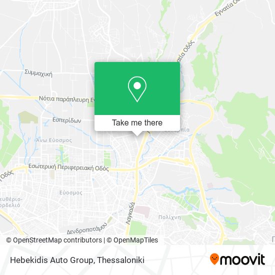 Hebekidis Auto Group map