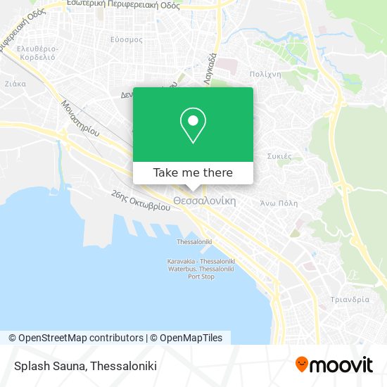 Splash Sauna map