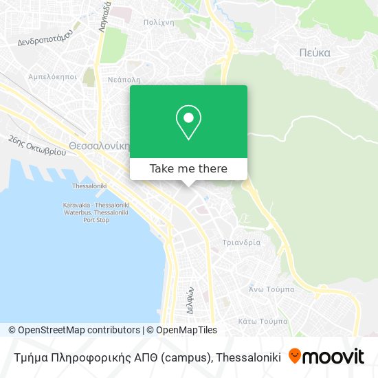 Τμήμα Πληροφορικής ΑΠΘ (campus) map