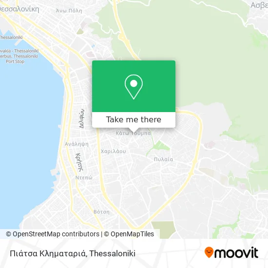 Πιάτσα Κληματαριά map