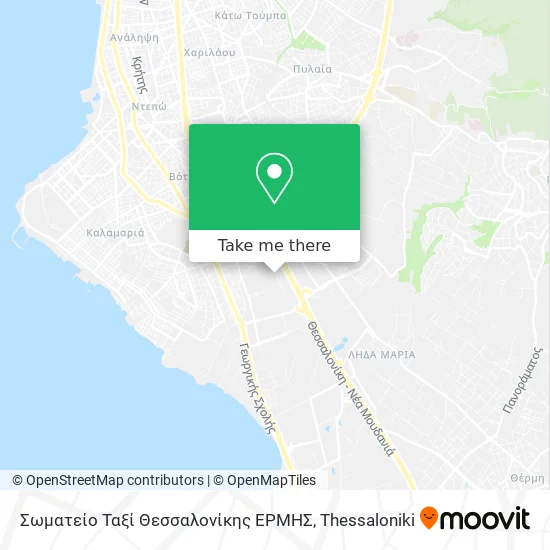 Σωματείο Ταξί Θεσσαλονίκης   ΕΡΜΗΣ map