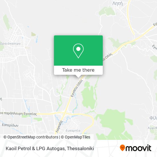 Kaoil Petrol & LPG Autogas map