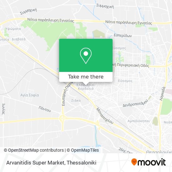 Arvanitidis Super Market map