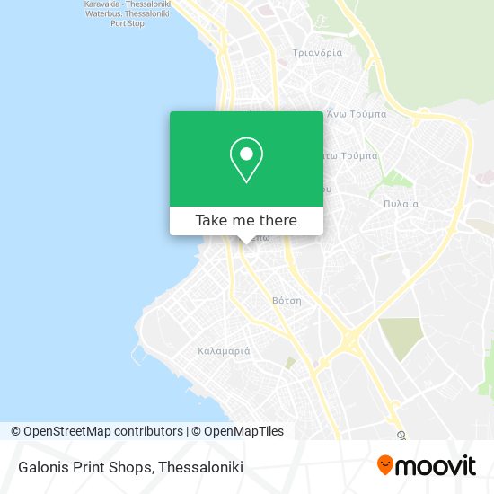 Galonis Print Shops map