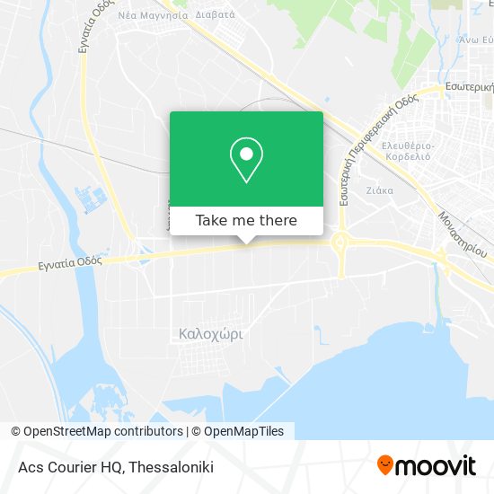 Acs Courier HQ map