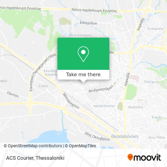 ACS Courier map