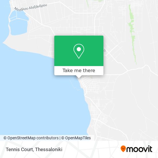 Tennis Court map