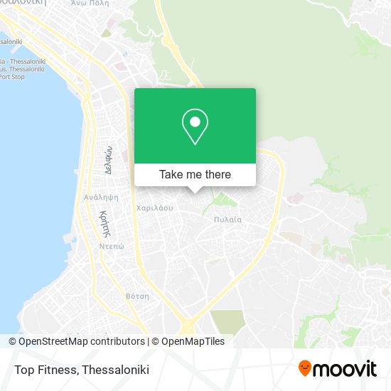 Top Fitness map