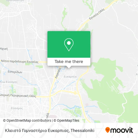 Κλειστό Γυμναστήριο Ευκαρπιας map