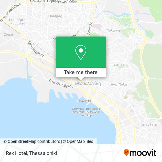 Rex Hotel map
