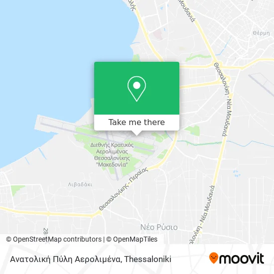 Ανατολική Πύλη Αερολιμένα map