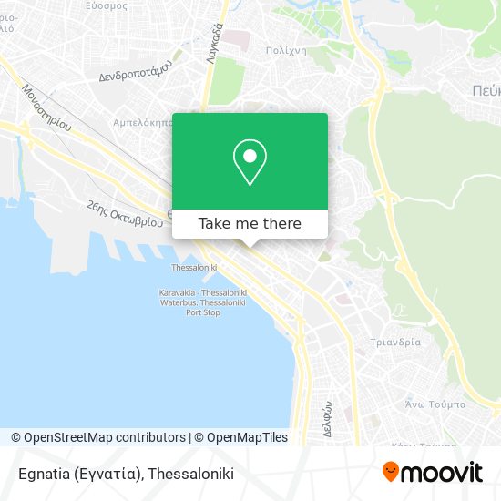 Egnatia (Εγνατία) map