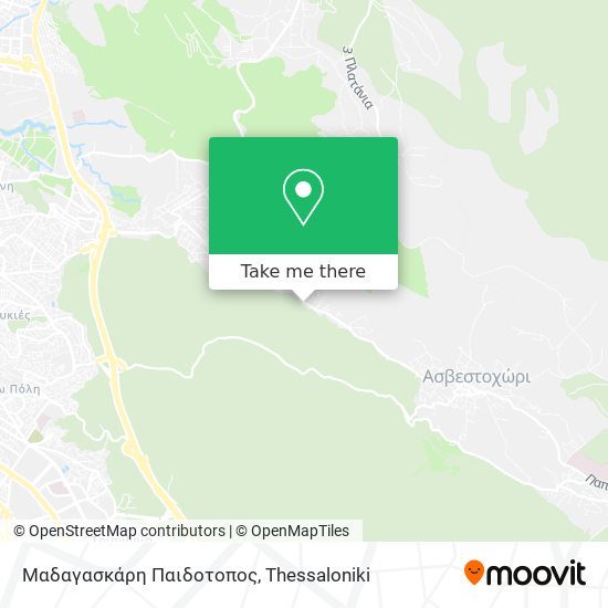 Μαδαγασκάρη Παιδοτοπος map