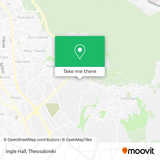 Ingle Hall map