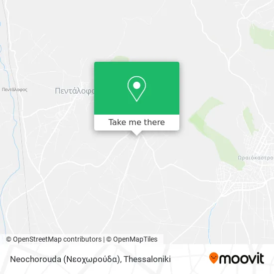 Neochorouda (Νεοχωρούδα) map