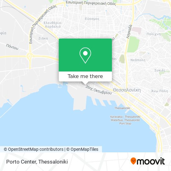 Porto Center map