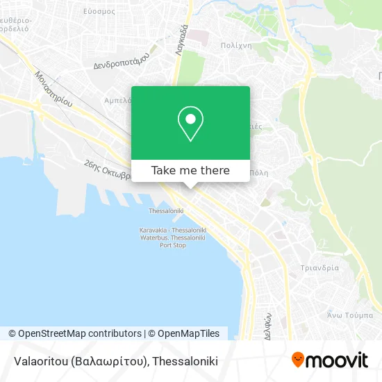 Valaoritou (Βαλαωρίτου) map