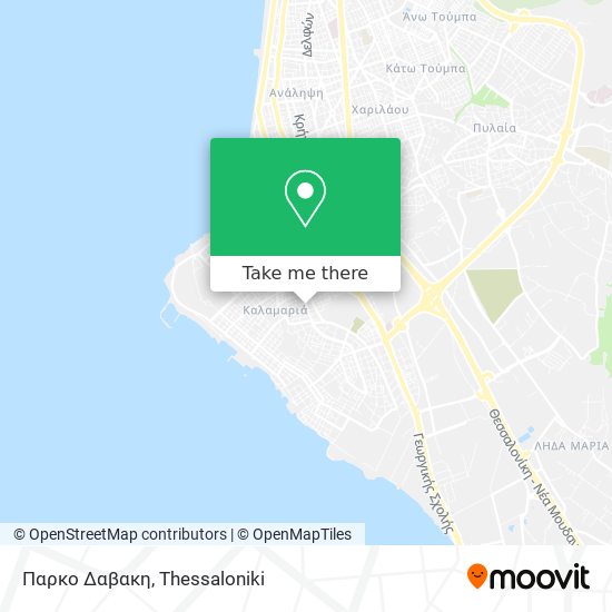 Παρκο Δαβακη map
