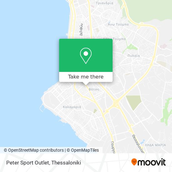 Peter Sport Outlet map