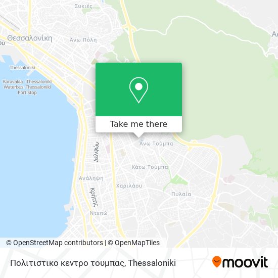 Πολιτιστικο κεντρο τουμπας map