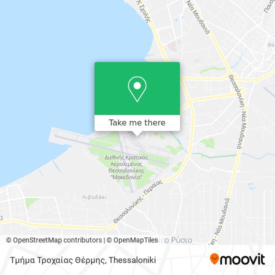 Τμήμα Τροχαίας Θέρμης map