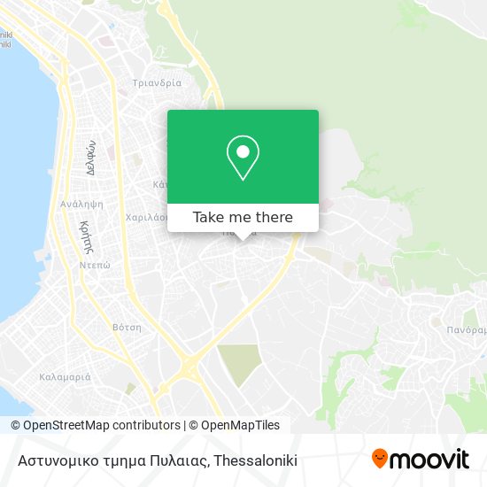 Αστυνομικο τμημα Πυλαιας map