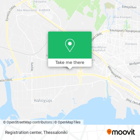 Registration center map