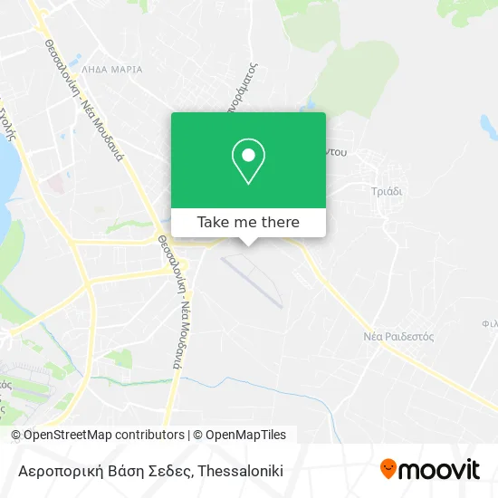 Αεροπορική Βάση Σεδες map