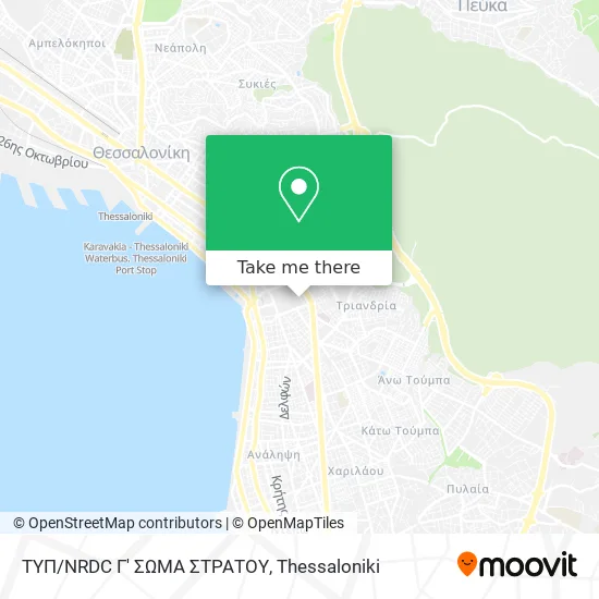 ΤΥΠ/NRDC Γ' ΣΩΜΑ ΣΤΡΑΤΟΥ map