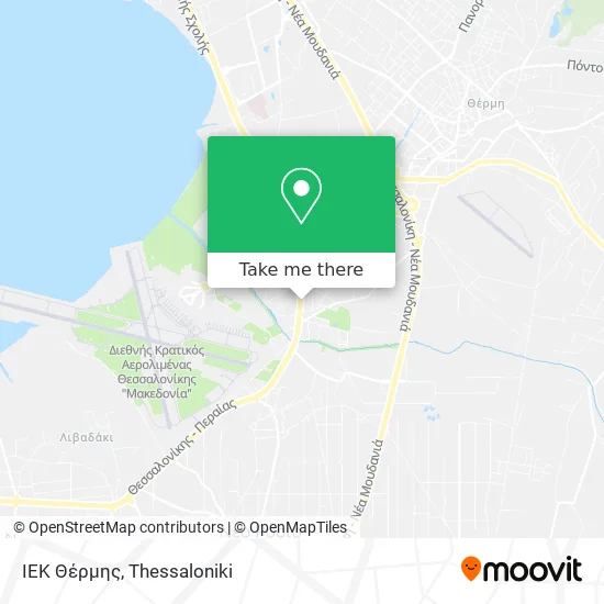 ΙΕΚ Θέρμης map