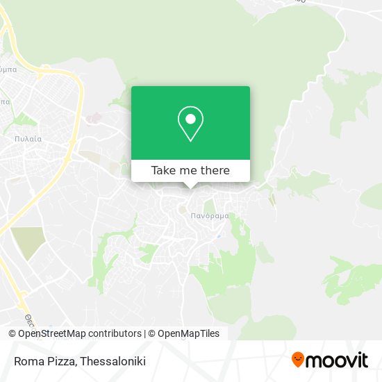 Roma Pizza map