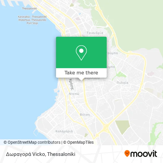 Δωραγορά Vicko map