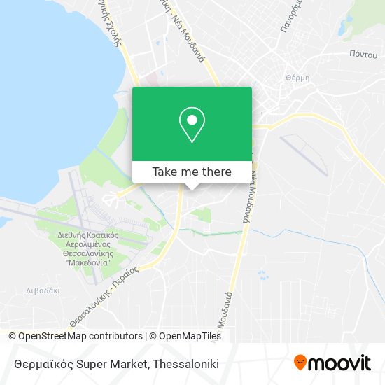 Θερμαϊκός Super Market map