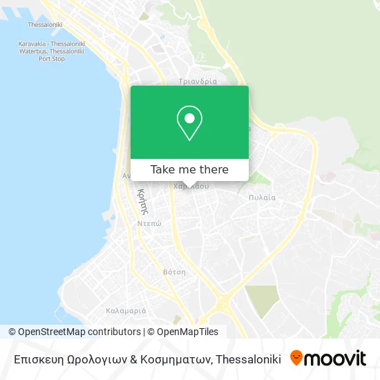 Επισκευη Ωρολογιων & Κοσμηματων map