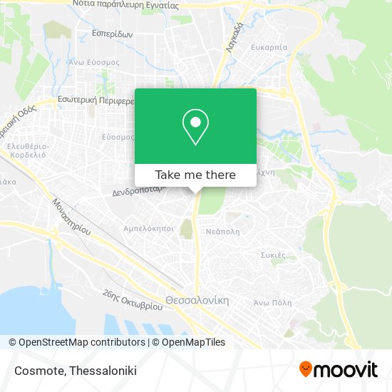 Cosmote map