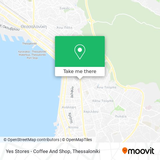 Yes Stores - Coffee And Shop map