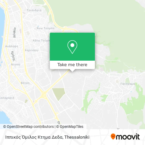 Ιππικός Όμιλος Κτημα Δεδα map