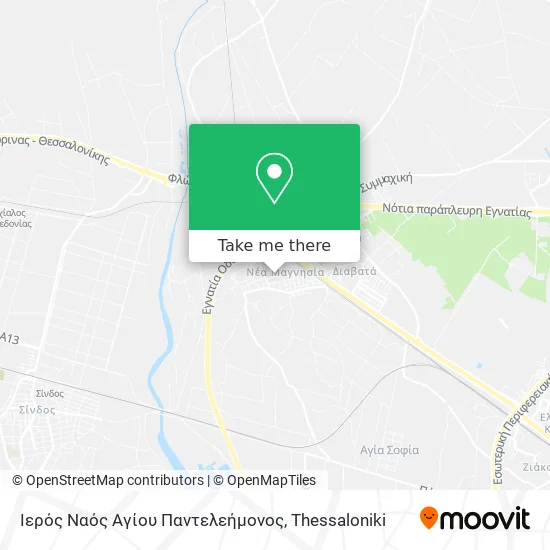Ιερός Ναός Αγίου Παντελεήμονος map
