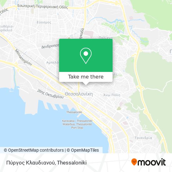 Πύργος Κλαυδιανού map