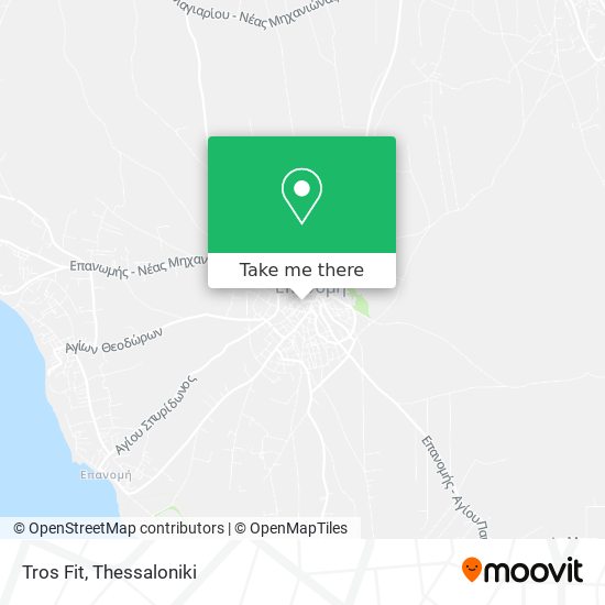 Tros Fit map