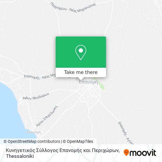 Κυνηγετικός Σύλλογος Επανομής και Περιχώρων map