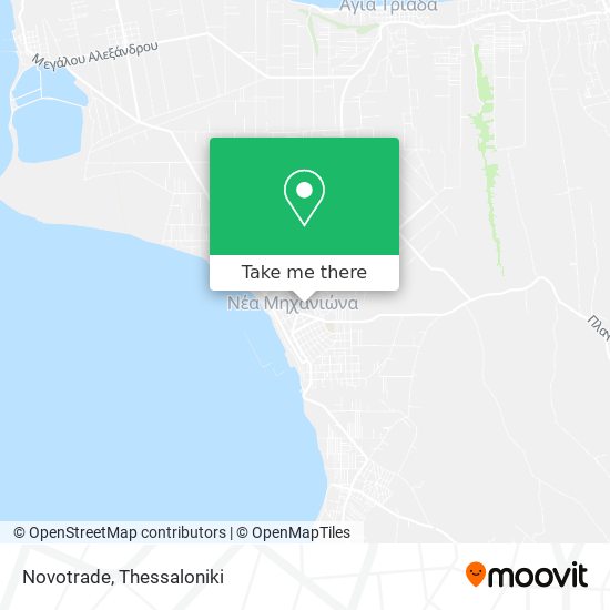 Novotrade map