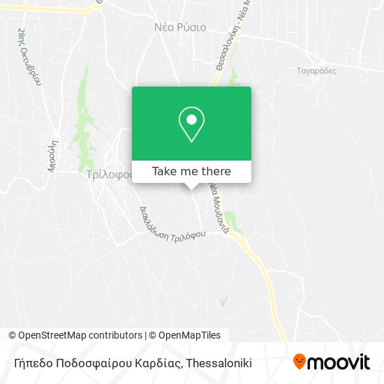 Γήπεδο Ποδοσφαίρου Καρδίας map