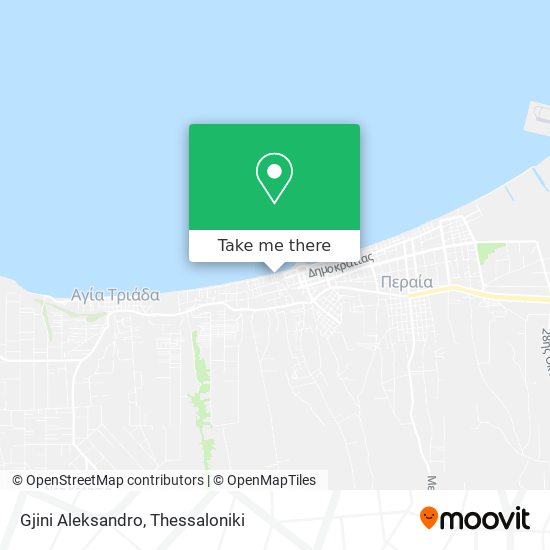 Gjini Aleksandro map