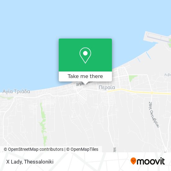 X Lady map