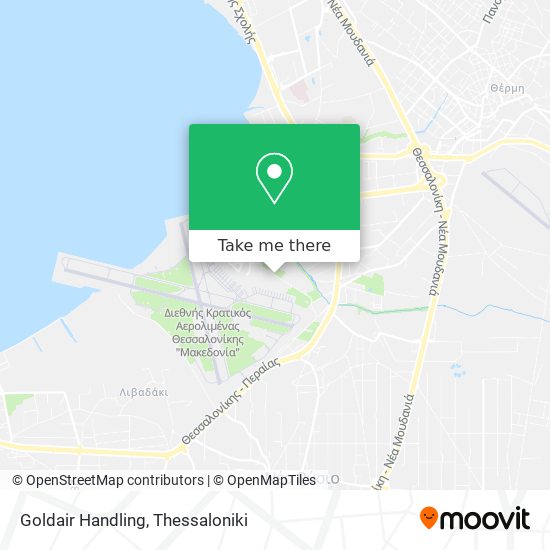 Goldair Handling map