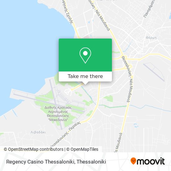 Regency Casino Thessaloniki map