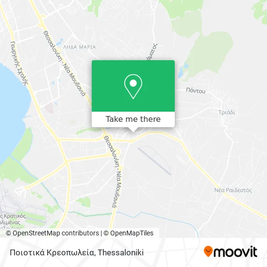 Ποιοτικά Κρεοπωλεία map