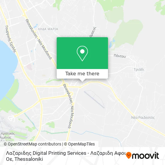 Λαζαριδης Digital Printing Services - Λαζαριδη Αφοι Οε map