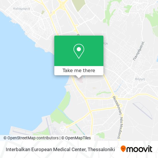 Interbalkan European Medical Center map